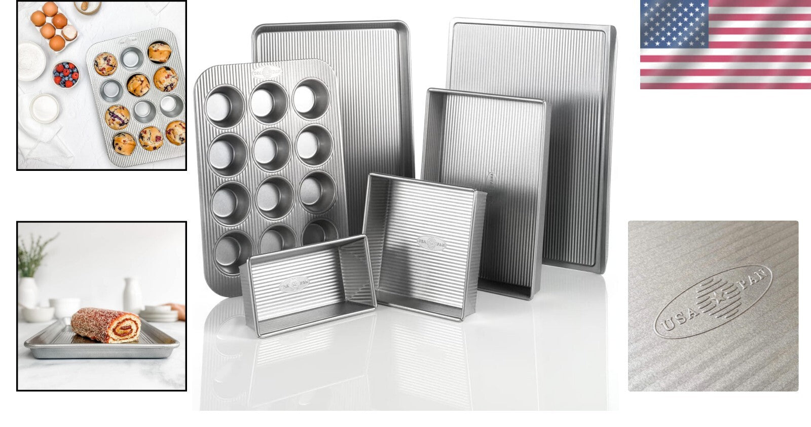 Essential Nonstick 6-Piece Bakeware Set – Perfect for Home and Commercial Use