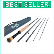 Load image into Gallery viewer, Fast Action Fly Fishing Rod, 9ft, with Extra Tip &amp; Cordura Tube by Moonshine