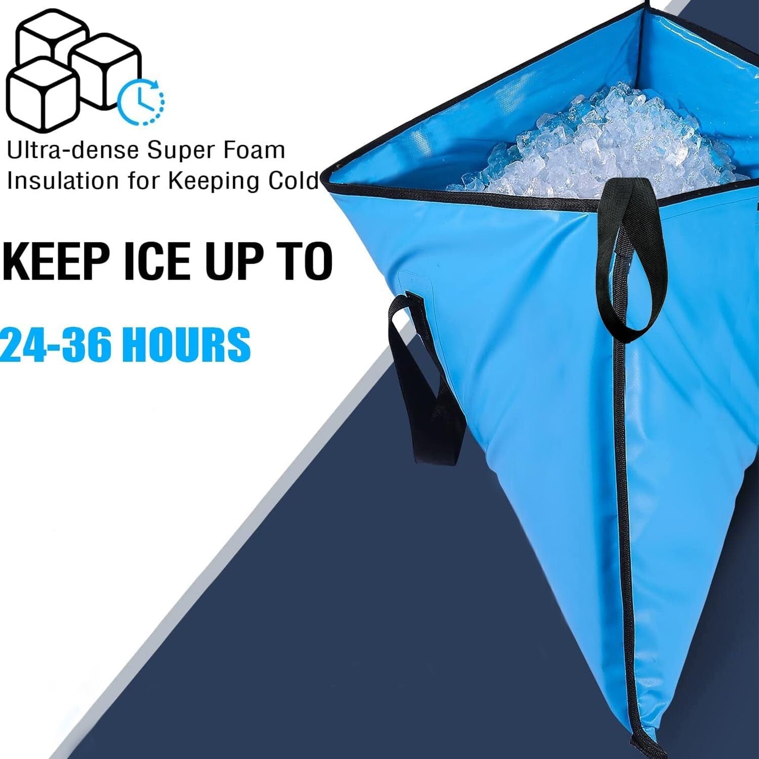 Heavy-Duty Leakproof Fishing Cooler Bag 40x18in - Easy Clean & Long-Lasting