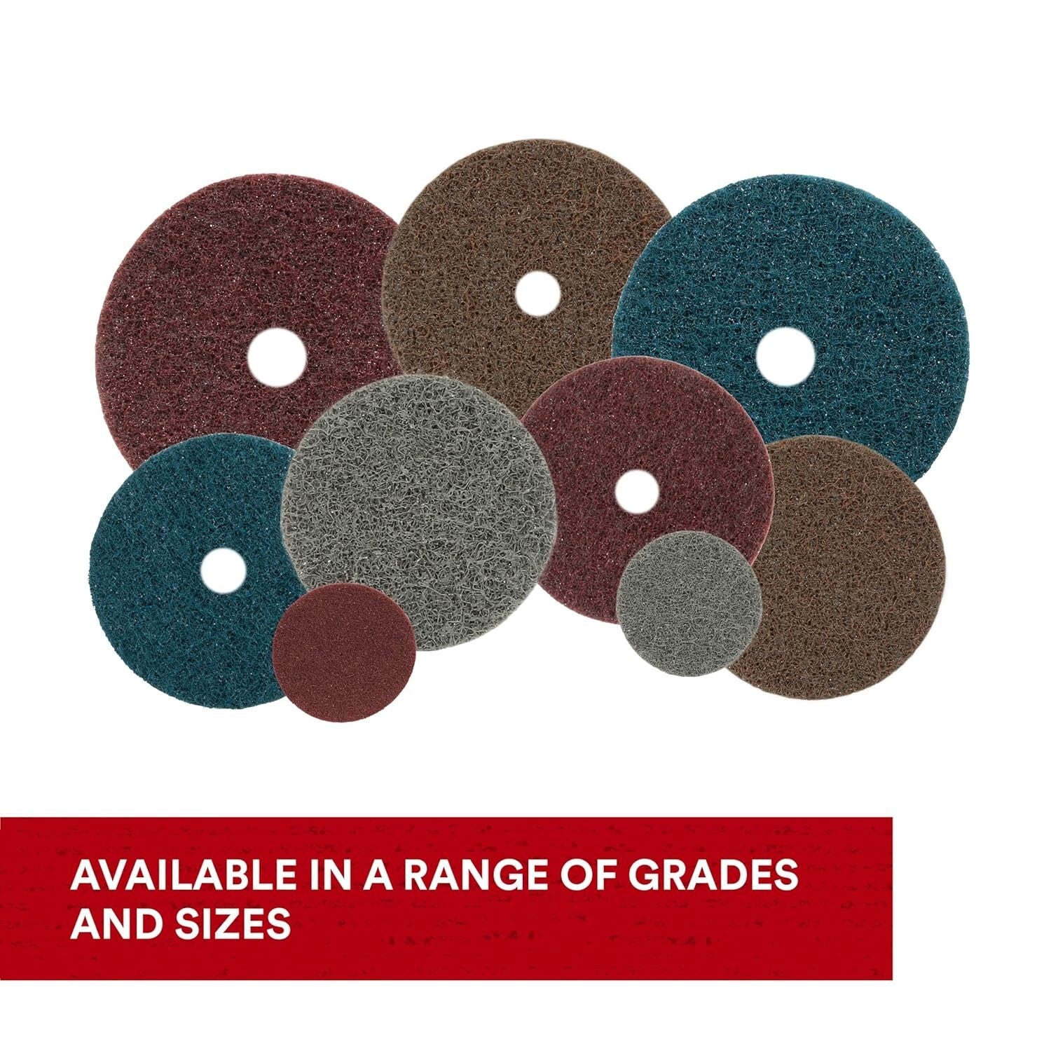 Industrial-Grade Surface Conditioning Discs - 4.5" Aluminum Oxide - Pack of 10