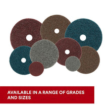 Load image into Gallery viewer, Industrial-Grade Surface Conditioning Discs - 4.5" Aluminum Oxide - Pack of 10