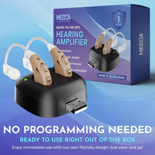 Load image into Gallery viewer, Ultra Clear Hearing Amplifiers with One Touch Control - Invisible &amp; Lightweight