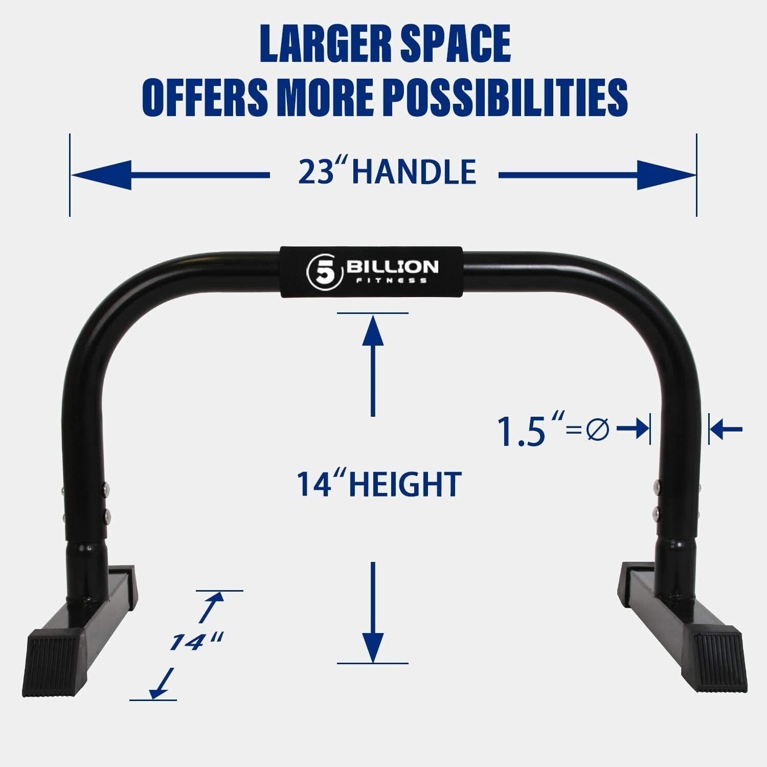 5BILLION Portable Push Up Bars – Heavy-Duty Strength Training Equipment