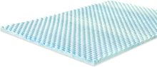 Load image into Gallery viewer, King Size Plush Cooling Gel Mattress Topper with Airflow Design – 1.5 Inches