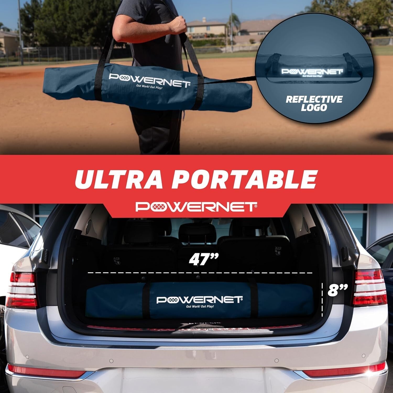 Professional-Grade 7x7 Baseball & Softball Net - Collapsible & Stable Design