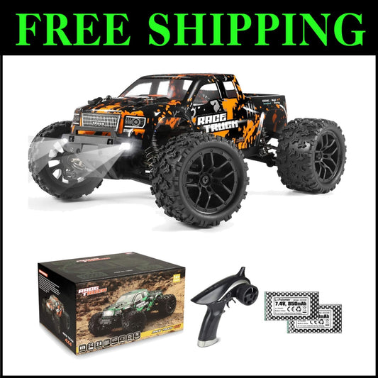 Durable 1:18 Scale RC Truck with Waterproof Protection - Great Xmas Gift