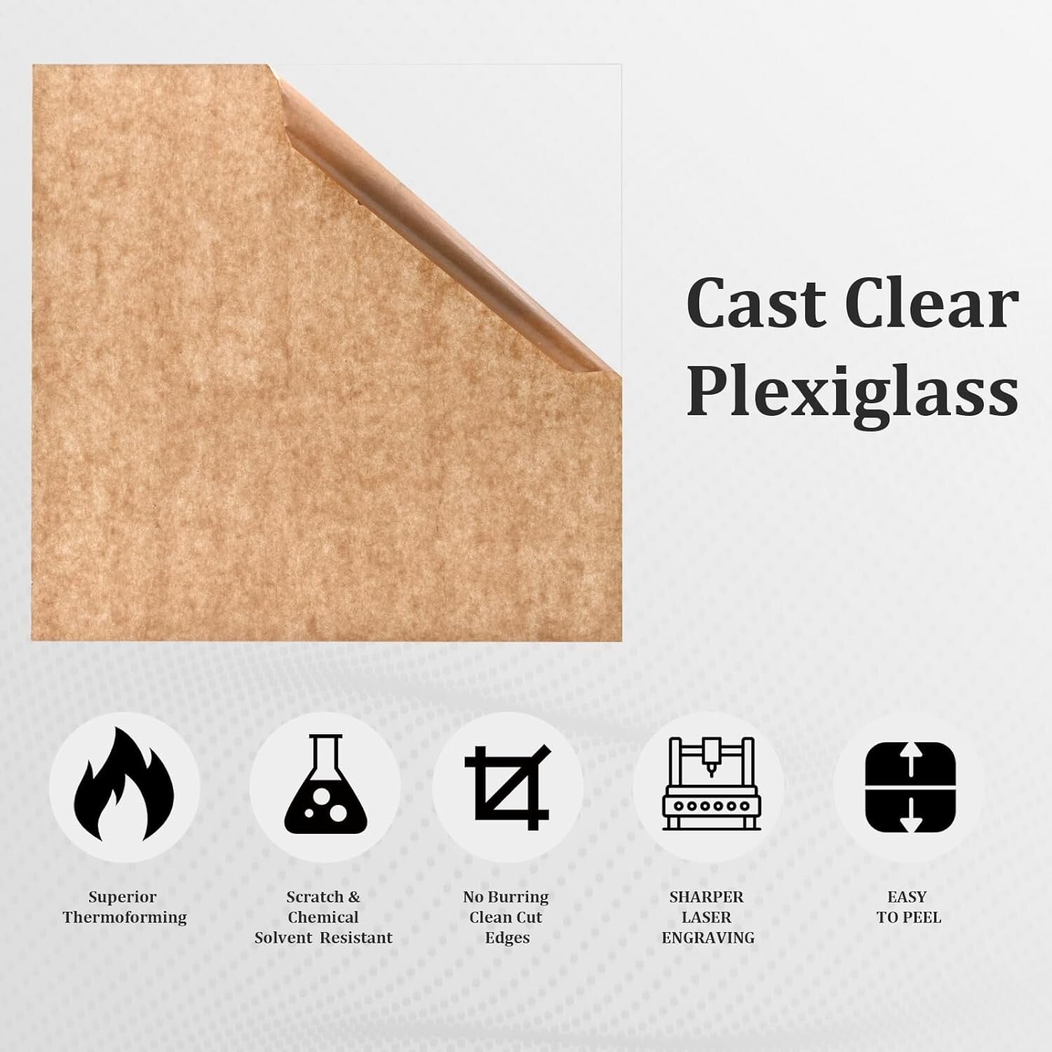 Flexible 4 Pack of 12x24 Clear Acrylic Panels - Ideal for Engraving, Crafting