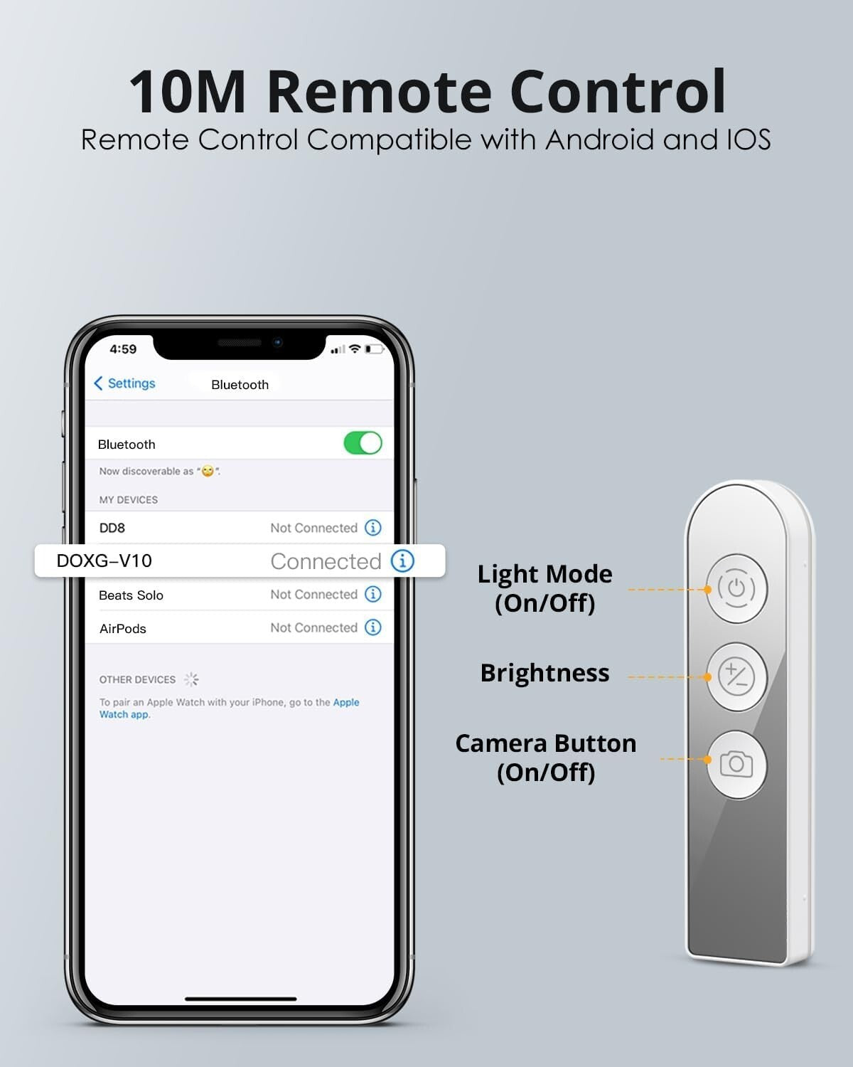 Multi-Purpose Phone Stand with Anti-Slip Base - Ideal for Live Streaming & Calls