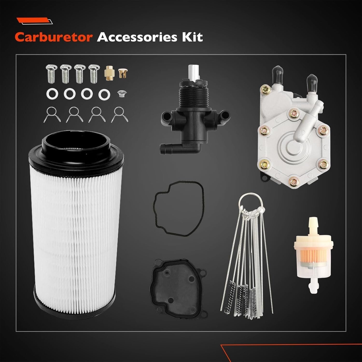 Compact Polaris Carburetor Replacement with Fuel Pump – ATV Essentials 2000-2014