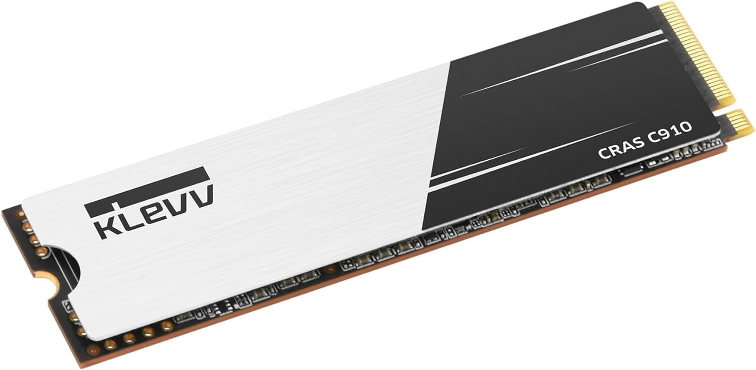 Ultra-Fast 1TB NVMe SSD CRAS C910 with Heatsink - Ideal for Gamers & Creators