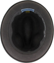 Load image into Gallery viewer, Packable Men's Classic Fedora with Grosgrain Sweatband - Travel Ready