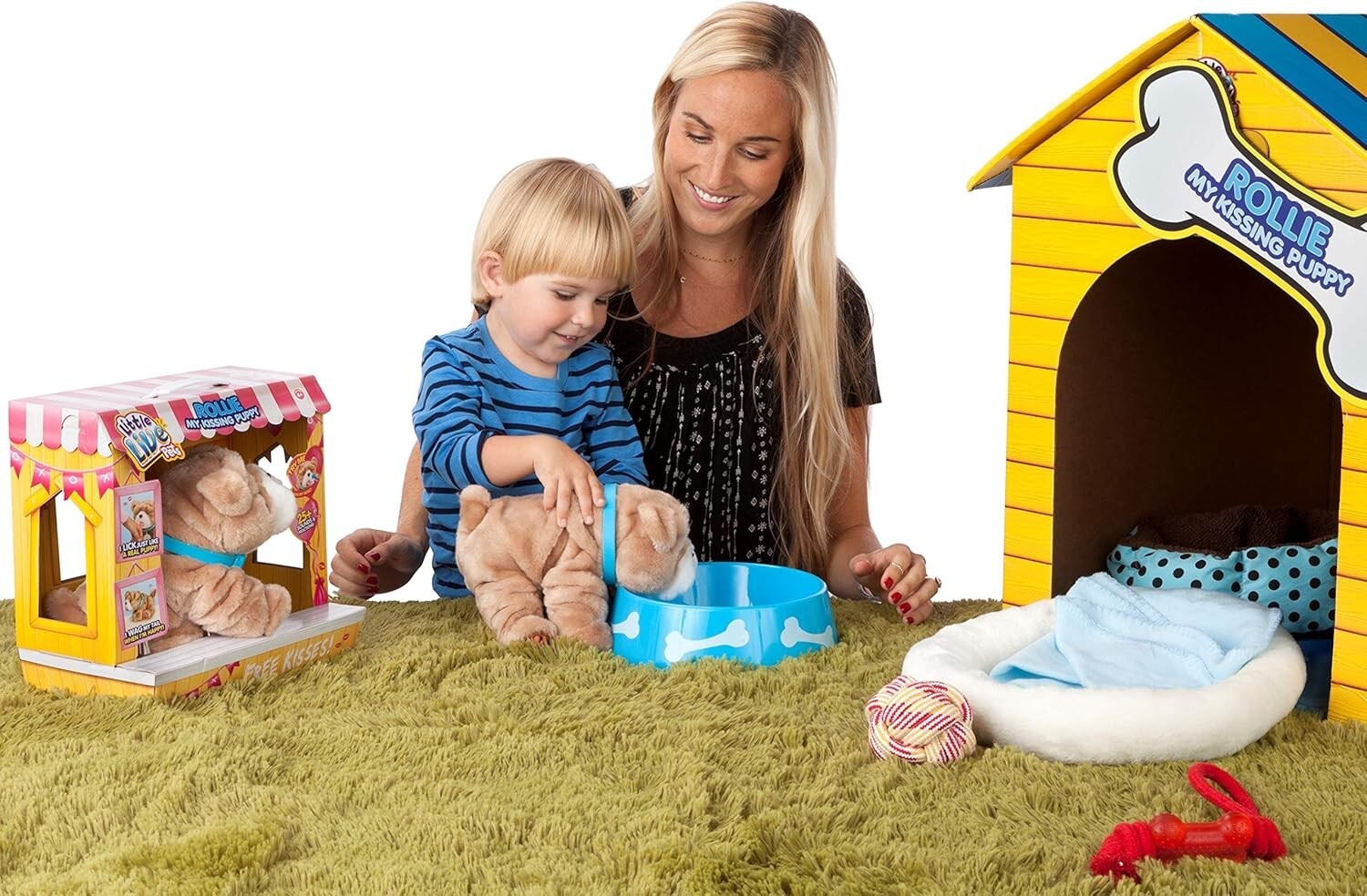 My Kissing Puppy Rollie - Interactive 25+ Sounds with Adoption Certificate