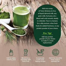 Load image into Gallery viewer, Superfood Greens Powder with Probiotics &amp; Tonic Herbs - Delicious Peach Flavor