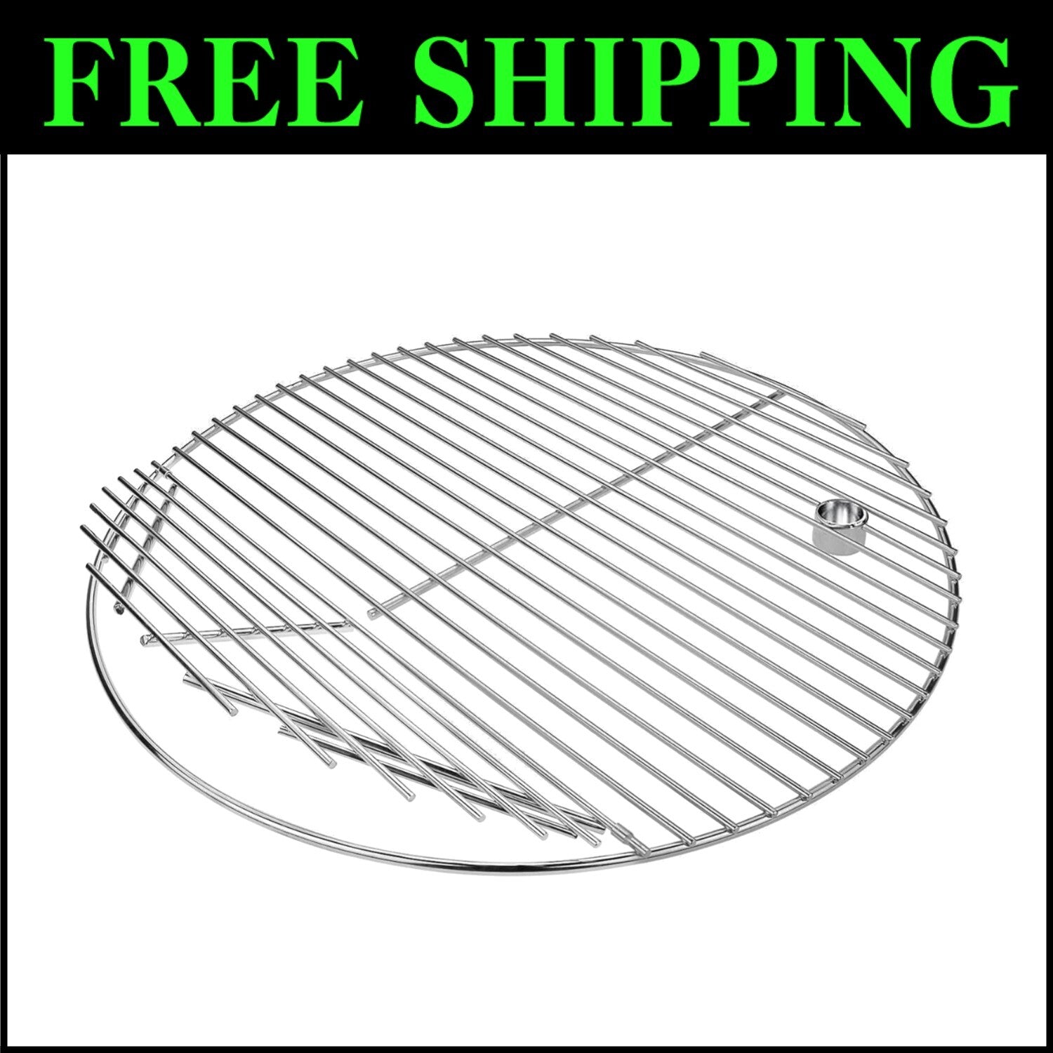 19.5" Heavy Duty 304 Stainless Steel Round Grill Grate - Easy Clean Surfaces