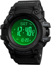 Load image into Gallery viewer, Men's Digital Altimeter Barometer Thermometer Watch - Waterproof &amp; Lightweight