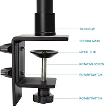 Load image into Gallery viewer, 2-Pack Adjustable Desk Mount Stand with 360° Ball Head for Cameras &amp; Lights