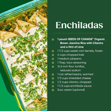 Load image into Gallery viewer, Organic Brown Jasmine Rice with Cilantro Lime - Quick 90-Second Meals (12 Pack)