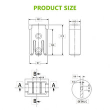 Load image into Gallery viewer, Versatile 14-Piece MCASE Fuse Cartridge Kit - 15A-60A for Automotive Needs