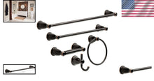 Load image into Gallery viewer, Kinla 5-Piece Bathroom Accessory Set - Oil Rubbed Bronze Towel Holder Collection
