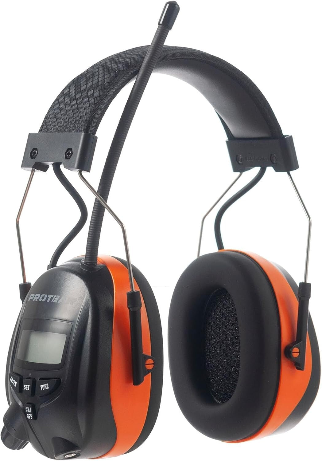Digital AM/FM Radio Headphones with 25dB Noise Reduction for All-Day Comfort