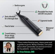 Load image into Gallery viewer, Award-Winning Electric Flosser with 45 Eco-Friendly Refills – Sonic Technology