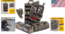 Load image into Gallery viewer, Versatile Tool Roll Organizer - Heavy-Duty Storage for Automotive &amp; Marine Needs