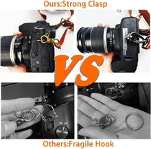 Load image into Gallery viewer, Premium Leather Double Camera Strap with Soft Padding for Ultimate Comfort