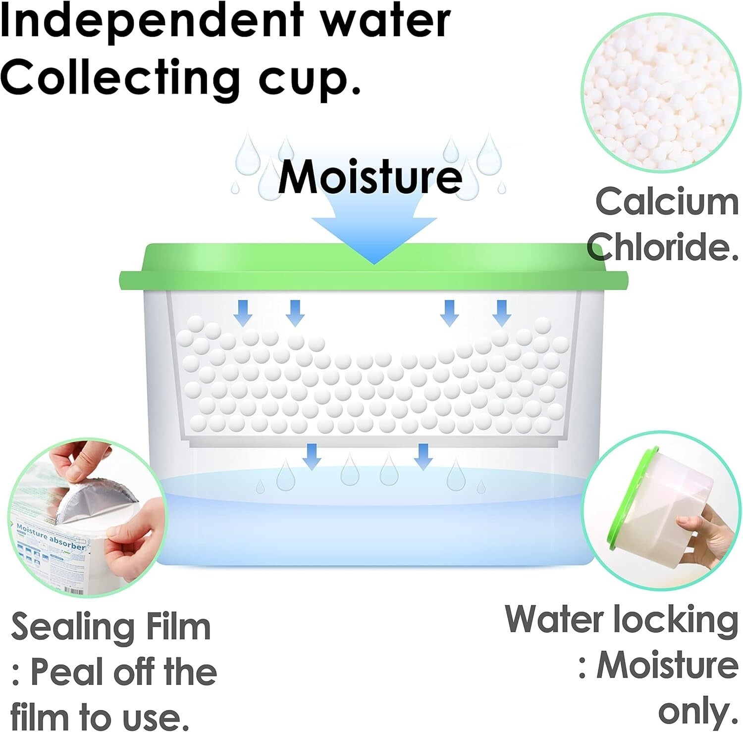 Portable 30 Pack Dehumidifiers - 17.7oz Moisture Absorbers for Home and Cars