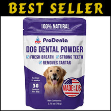 Load image into Gallery viewer, ProDenta Dental Care Powder: Natural Breath Freshener for All Breeds, 2.75 Oz