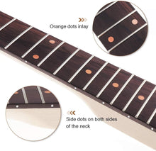 Load image into Gallery viewer, Ibanez-Style Replacement Guitar Neck - Maple/Rosewood, Easy Install, 24 Frets