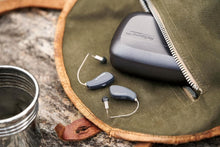 Load image into Gallery viewer, GN ONE Premium Charger Case - Black, Lightweight &amp; Stylish Hearing Aid Accessory