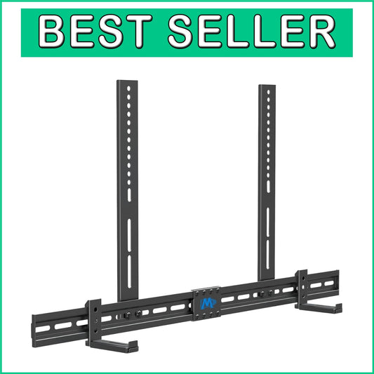 Easy Install Soundbar Holder with Non-Slip Base, Fits Most TVs and Walls