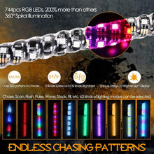Load image into Gallery viewer, Ultimate 5ft RGB LED Whip Lights - Remote Controlled Offroad Adventure Lighting