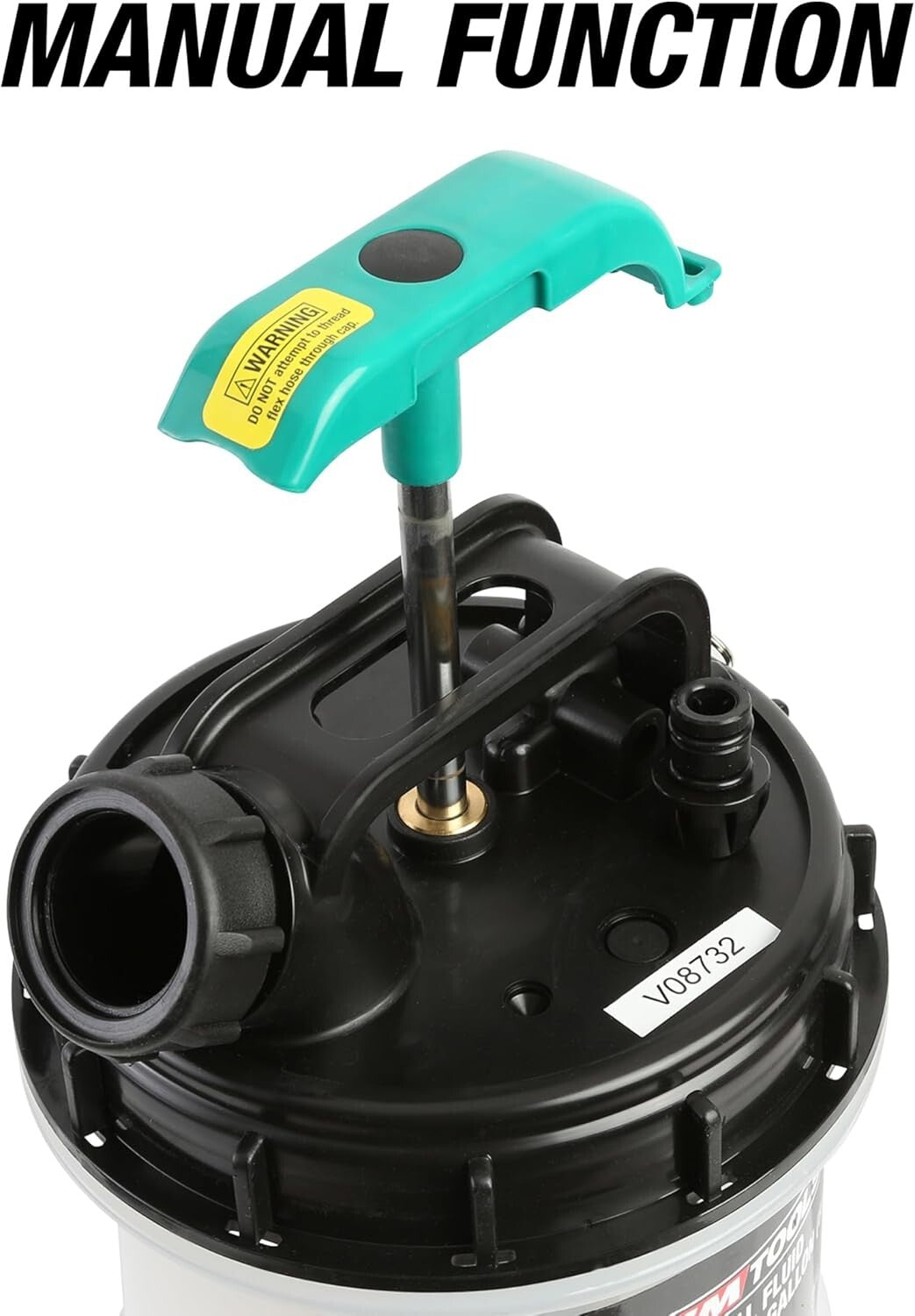 2.5 Gallon Manual Fluid Extractor with 5ft Suction Hose for DIY Mechanics