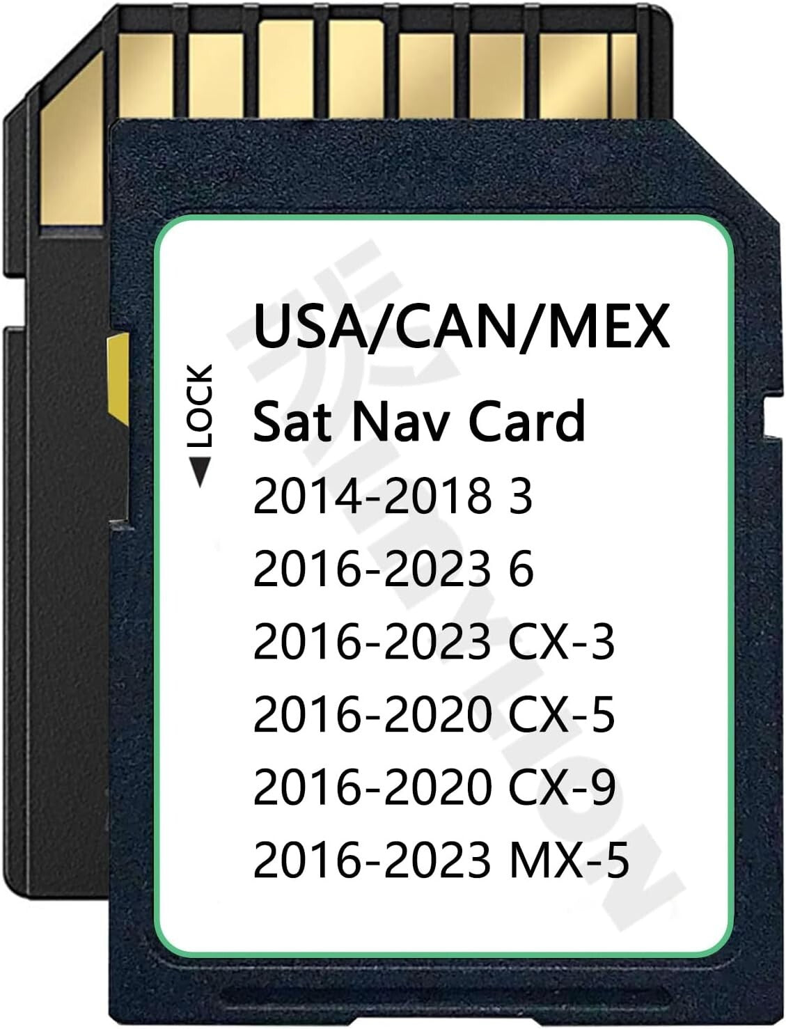 32GB Mazda Navigation SD Card with Easy Installation for 2016-2023 Vehicles