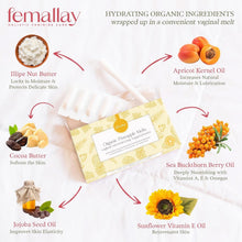 Load image into Gallery viewer, Natural Organic Vaginal Melts with Vitamins A &amp; E for Odor and Dryness Relief