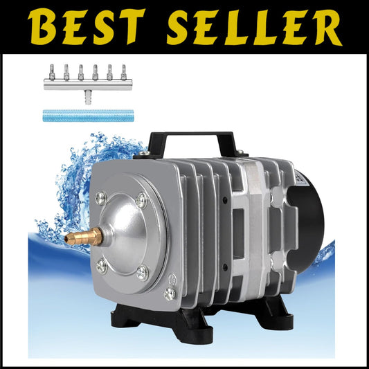 Versatile Aquarium Air Pump: Perfect for Ponds, Hydroponics & Fish Farms
