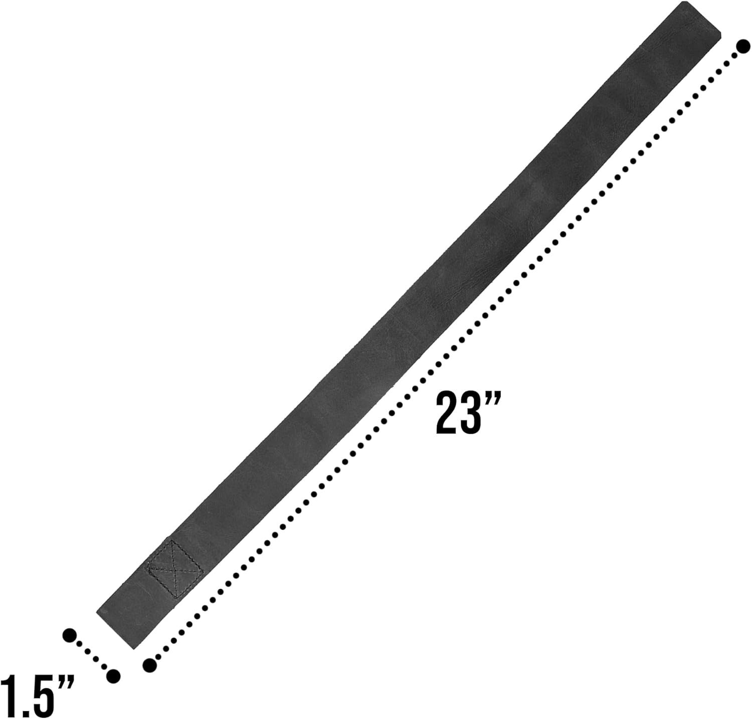 Bodybuilding Wrist Straps: Handmade Full Grain Leather, Set of 2 Gym Essentials