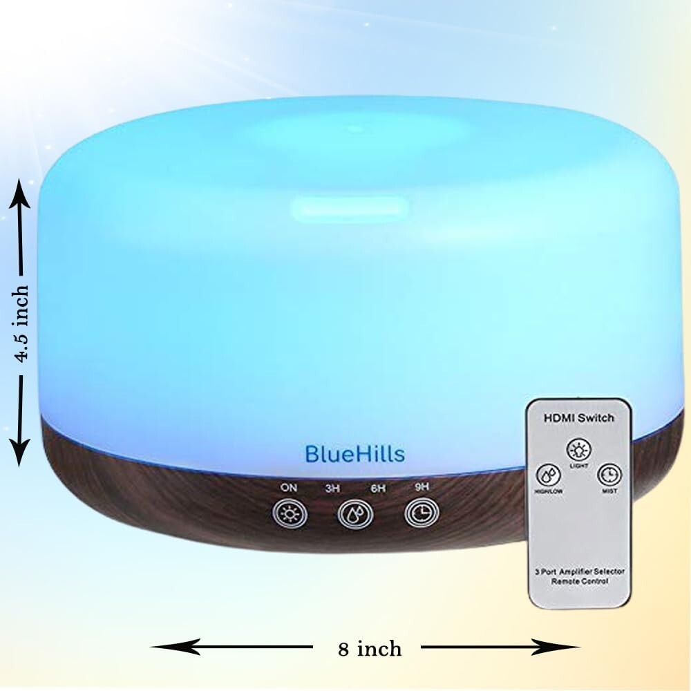 Large Capacity Humidifier and Aroma Diffuser with Auto Shut-Off - Gift Idea