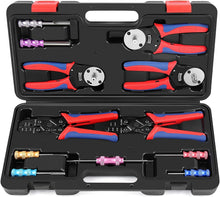 Load image into Gallery viewer, Deutsch Crimper Kit - 12PCS for DT Connectors, Weather Pack &amp; Open Barrel Tools