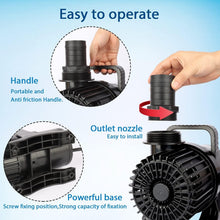 Load image into Gallery viewer, Energy-Efficient 1700 GPH Fountain Pump with Overheat Protection, UL Listed