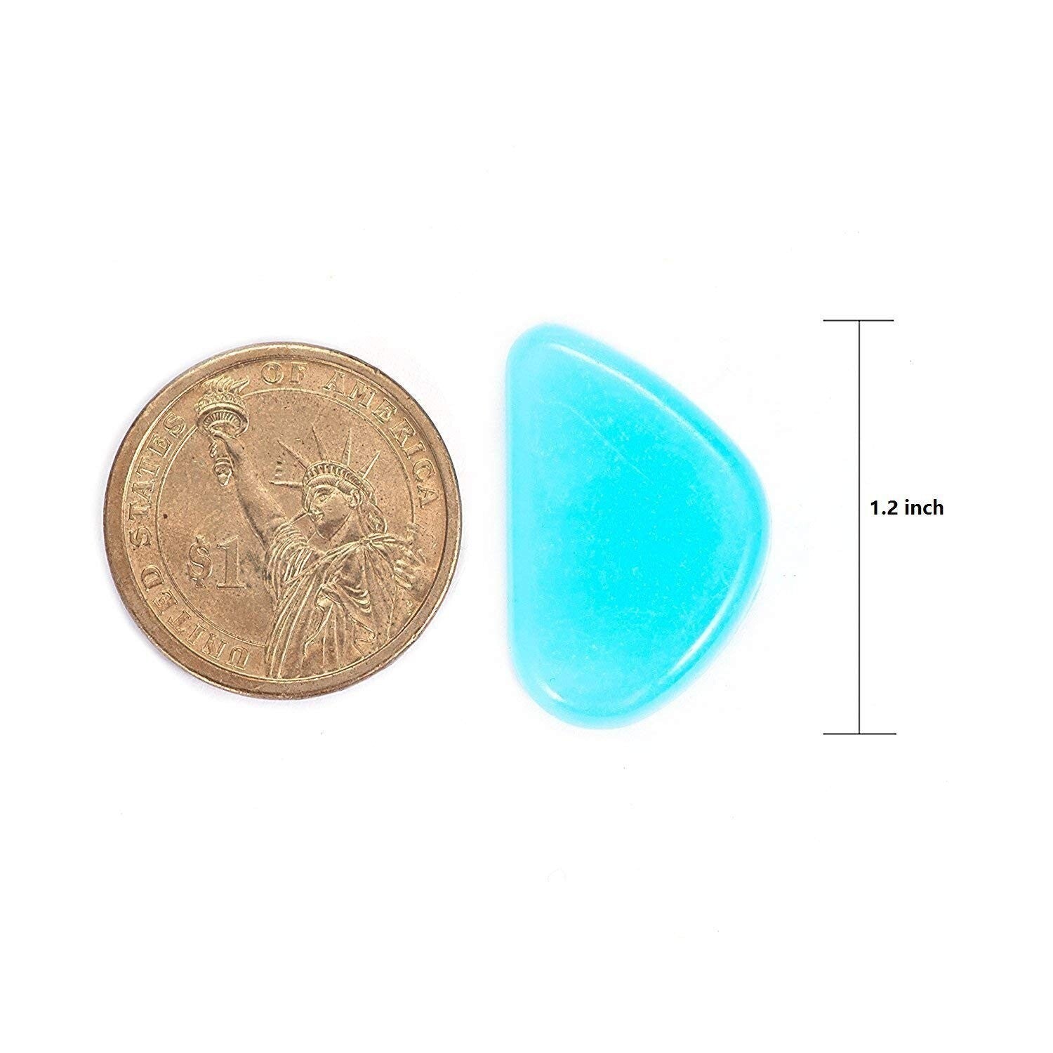 Eco-Friendly Glow in the Dark Stones - 2000 PCS for Enchanting Walkways & Yards