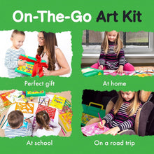 Load image into Gallery viewer, Portable Drawing Kit with Stencils: Ideal Arts &amp; Crafts for Children Ages 4-8