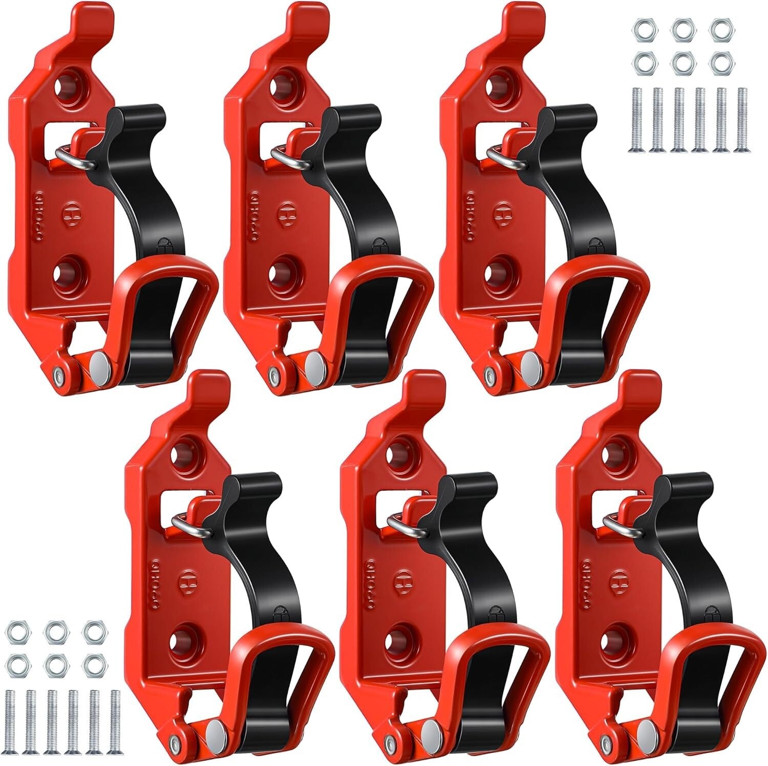 Durable 6-Piece Shovel Mounts for Trucks - Versatile Roof Rack Storage Solution