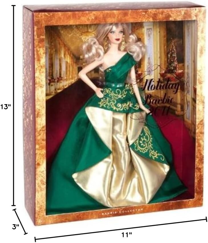 Emerald Gown Holiday Doll 2011 - Stunning Collectable for Beauty Enthusiasts