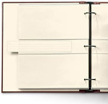 Load image into Gallery viewer, Elegant Handcrafted 4x6 Photo Album - 3 Ring Binder for Cherished Memories