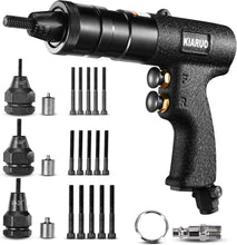 Load image into Gallery viewer, High-Speed Pneumatic Rivet Nut Gun with Self-Locking Heads - 10-32, 8-32, 6-32