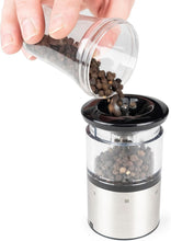 Load image into Gallery viewer, Stainless Steel Electric Pepper and Salt Mills with Adjustable Grind &amp; LED Light