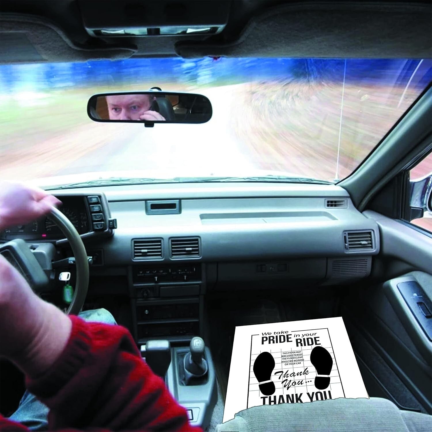 Water-Resistant Kraft Paper Disposable Floor Mats - 16x20 for Easy Vehicle Care