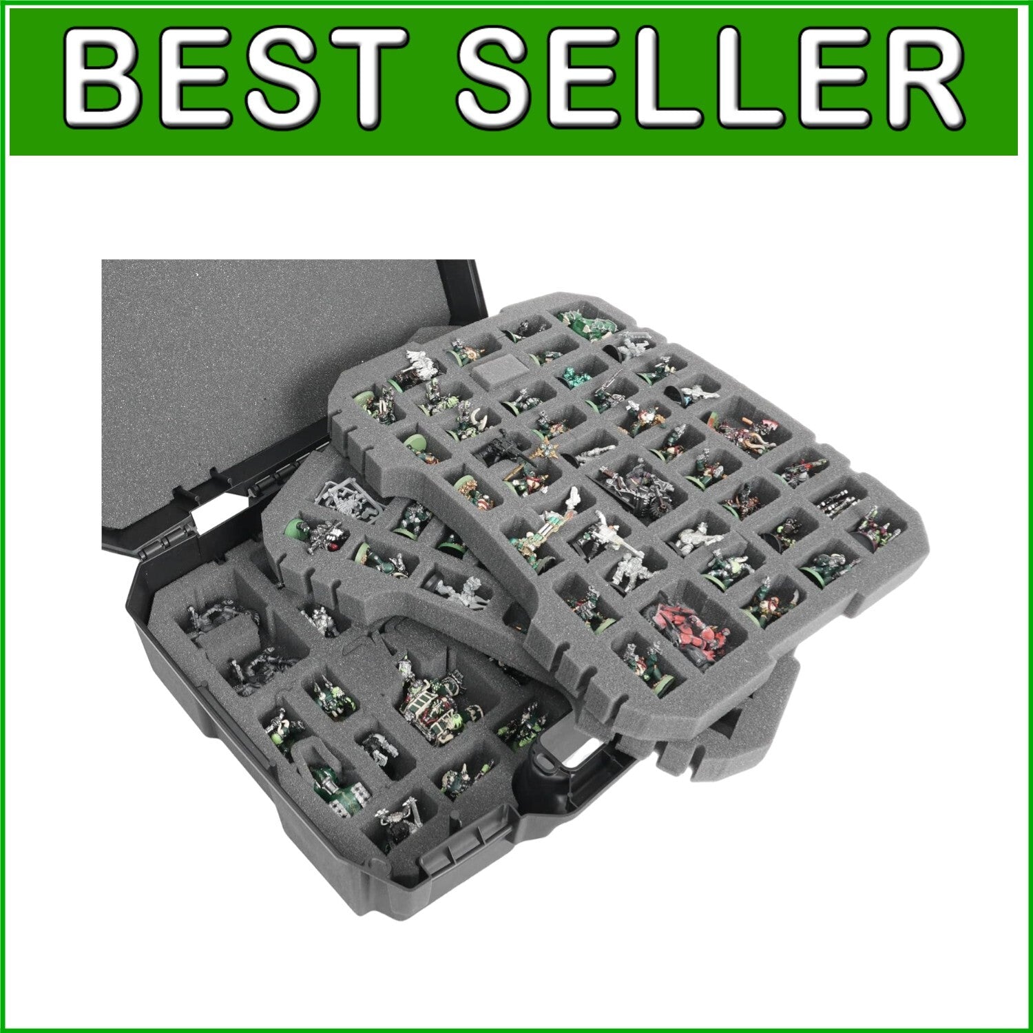 134+ Miniature Carrying Case – Perfect Travel Storage for D&D & Warhammer 40k